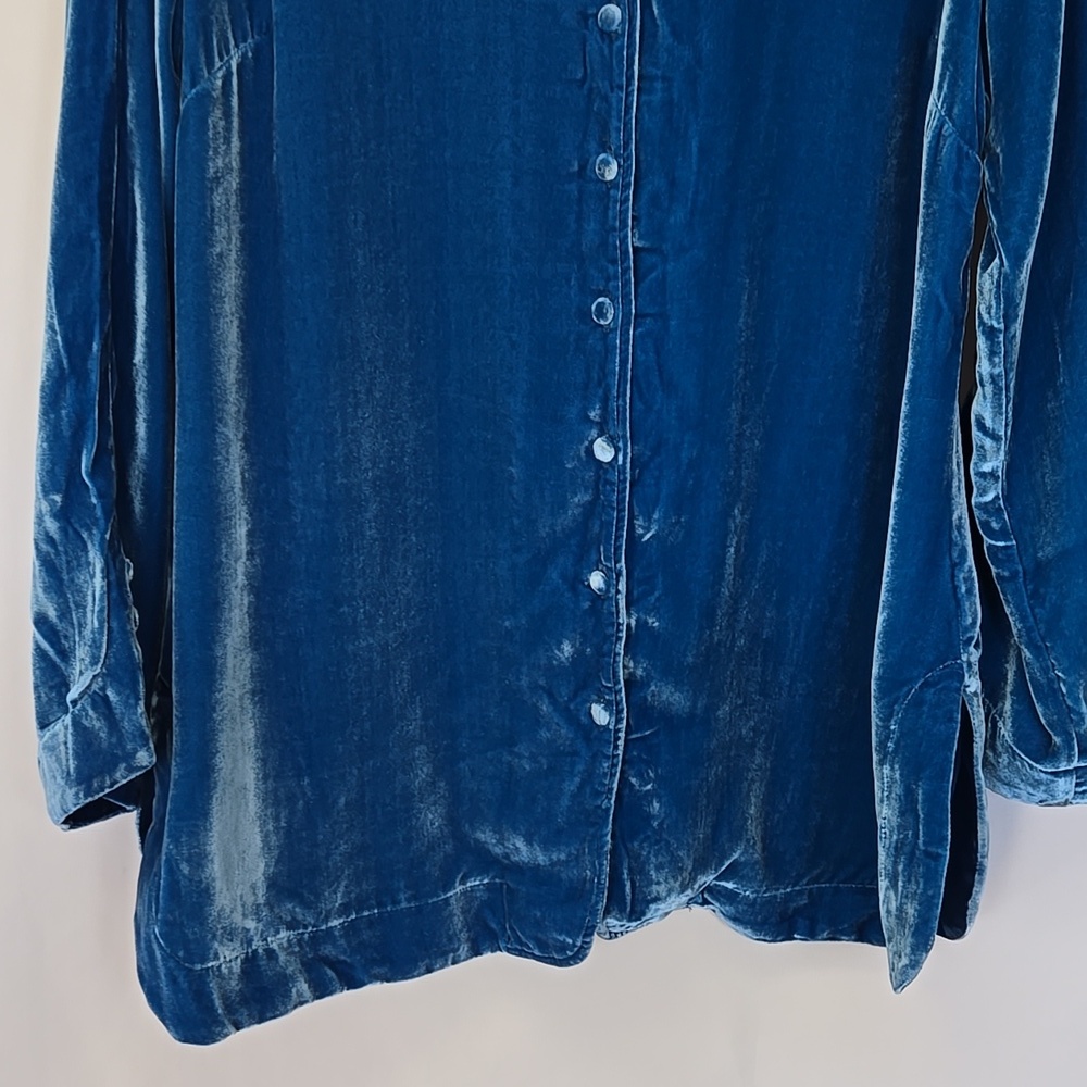 Soft Surroundings Velvet Boyfriend Tunic - Size Medium - Picture 4 of 15